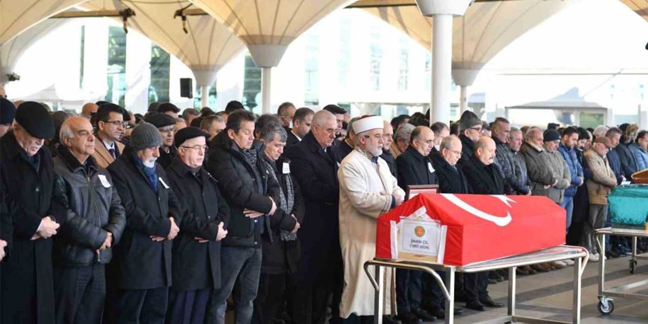 Yargıtay 9. Hukuk Dairesi Üyesi Şahin Çil, Ankara’da son yolculuğuna uğurlandı