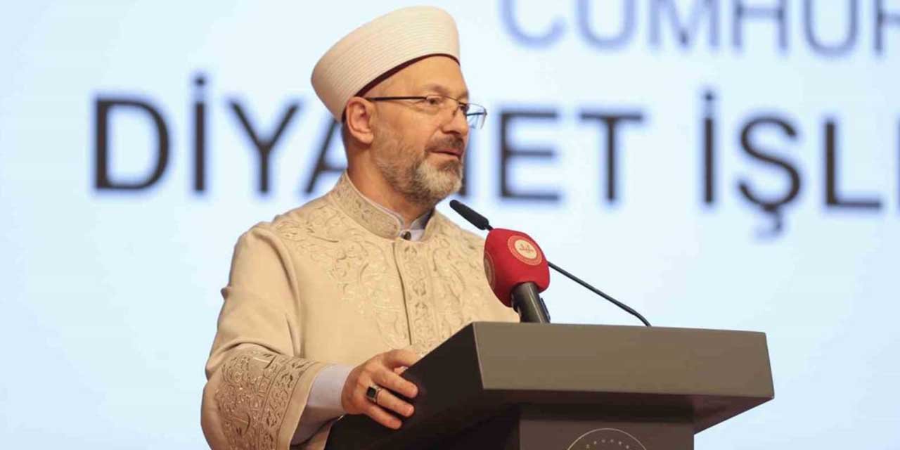 Diyanet İşleri Başkanı Erbaş, imam hatip öğrencileriyle bir araya geldi