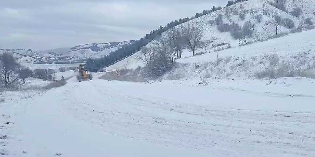 İl Özel İdare'den karla mücadele çalışması