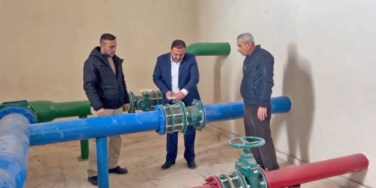 Çiçekdağı ilçesinde içme suyu vanası açıldı