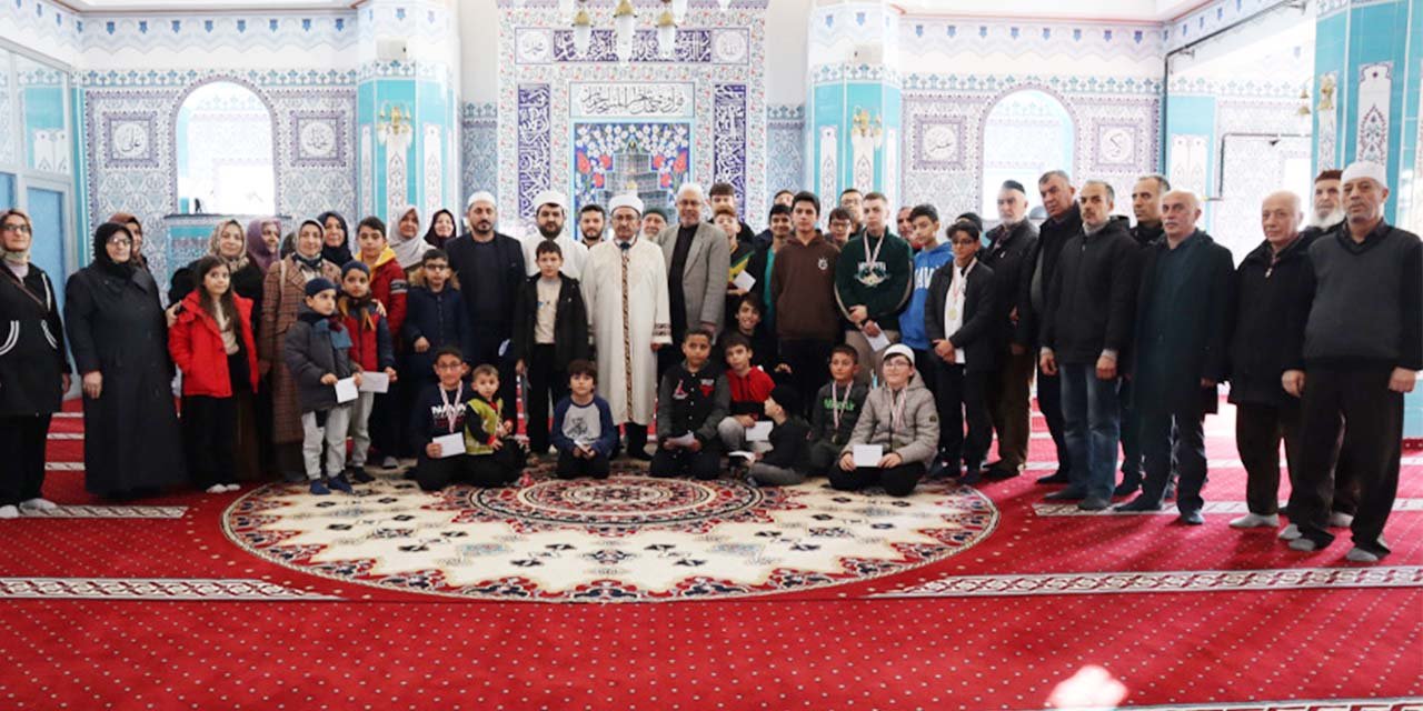 Kırıkkale’de öğrenciler camide buluşuyor