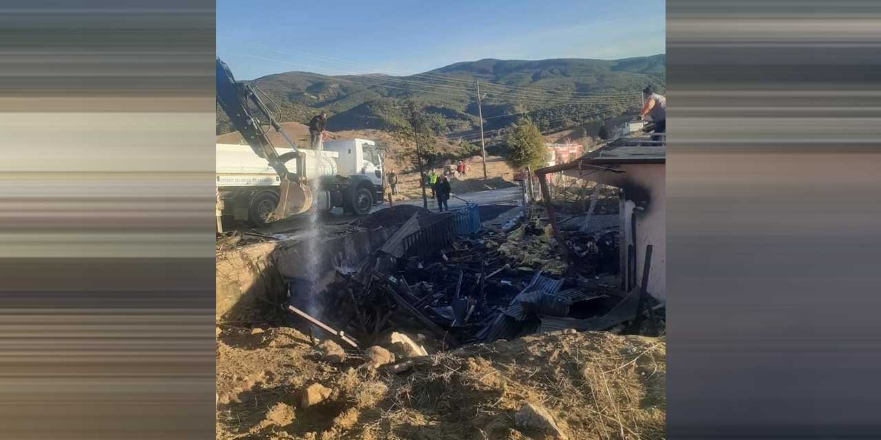 Bahçesindeki otları yakmak istedi, evi ve otomobili yaktı