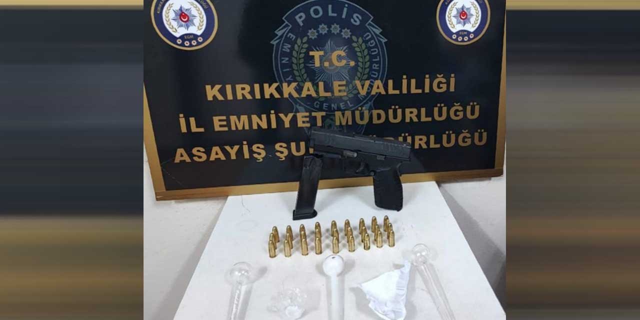 Kırıkkale’de ruhsatsız tabanca ele geçirildi!