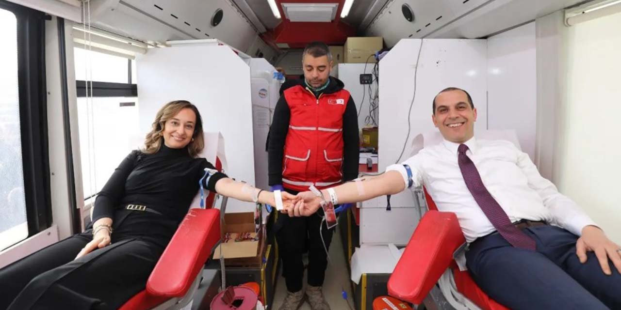 Vali Taşolar kan bağışında bulundu