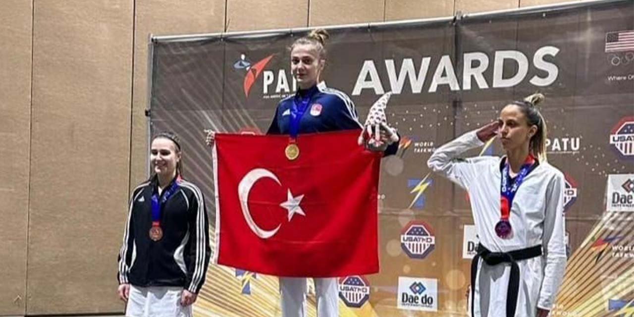 KAEÜ öğrencisi Amerika’da’dan altın madalya ile döndü