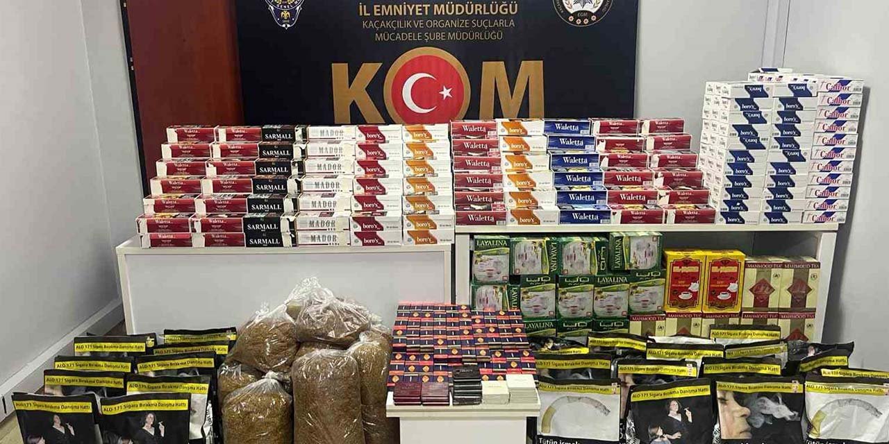 Yozgat’ta 111 bin kaçak makaron ele geçirildi