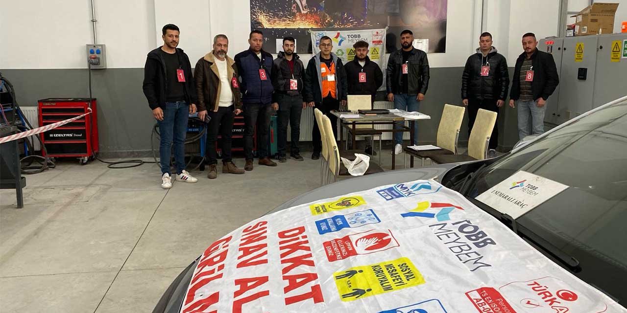 Kırıkkale’de araç alım-satım sorumluluğu sınavı yapıldı