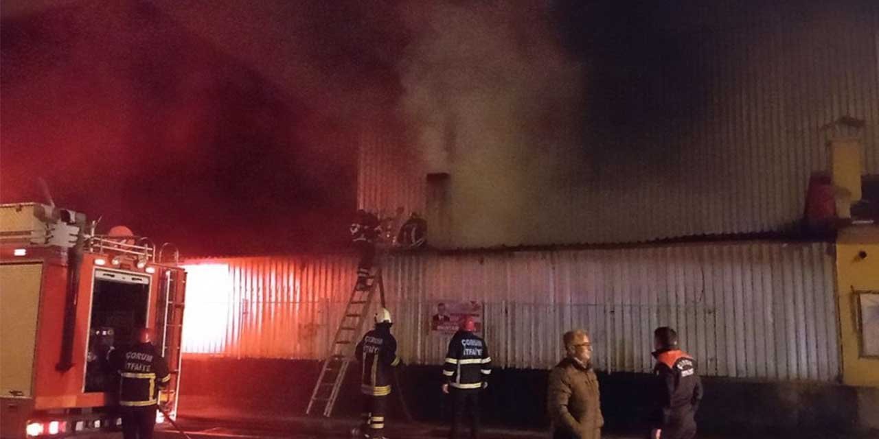 Kazan dairesinde çıkan yangın korkuttu!