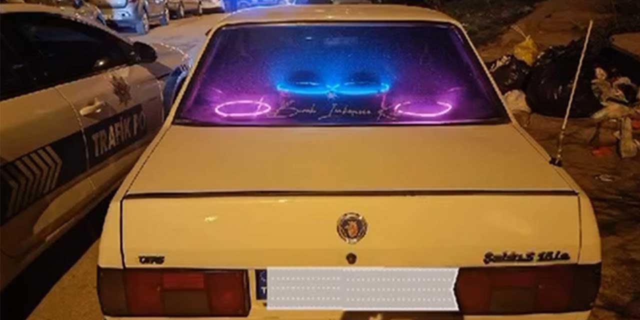 Attığı drift pahalıya patladı!