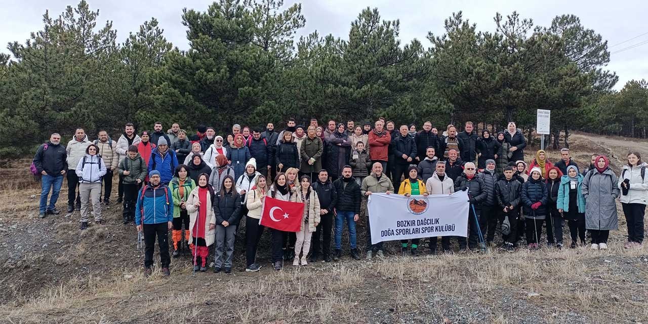 Kırıkkale’de dağcılar bu kez kadınlar için yürüdü