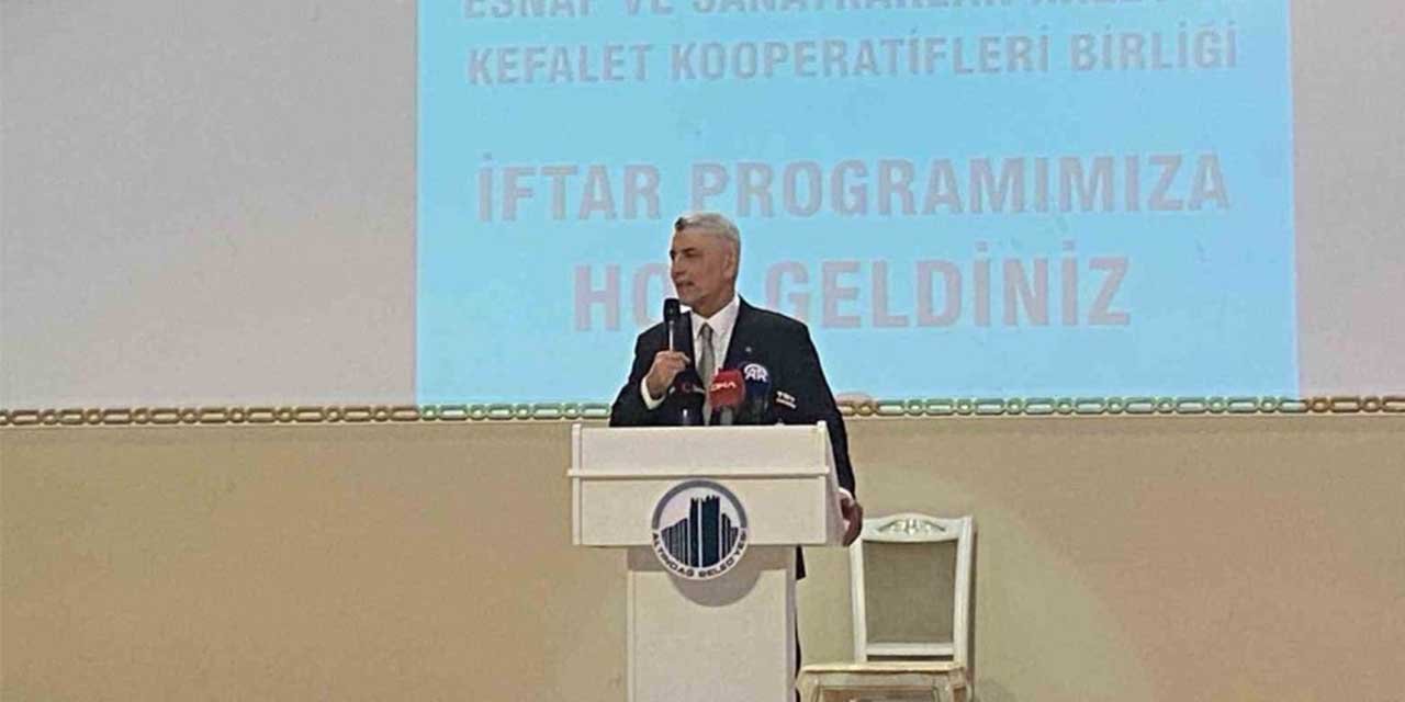 Bakan Bolat iftar programında esnaflarla buluştu