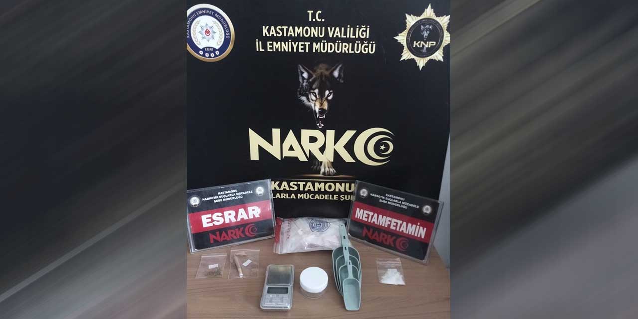 Kastamonu’da uyuşturucu tacirlerine geçit yok: 1 tutuklama