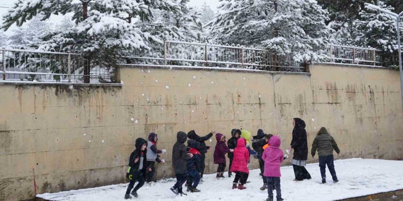 Kastamonu’da mart karı: Çocuklar doyasıya eğlendi