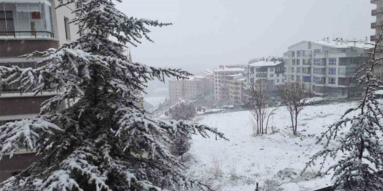 Başkentte kar yağışı etkili oldu