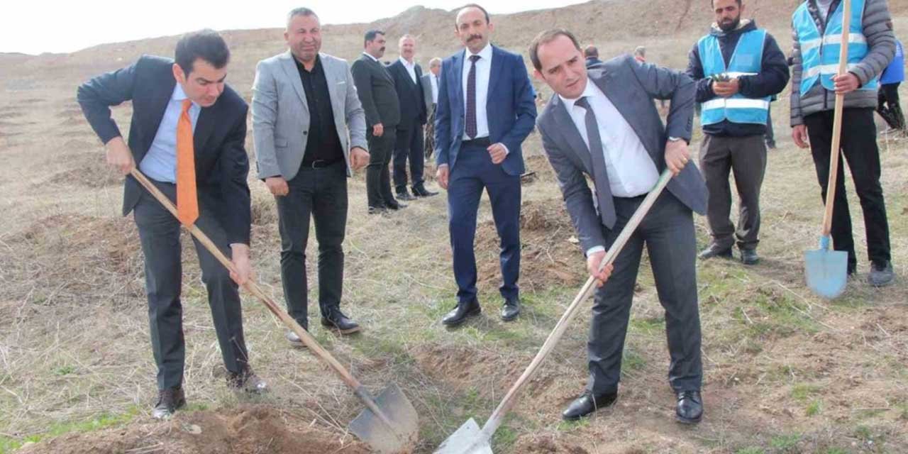 Sungurlu’da 500 fidan toprakla buluştu