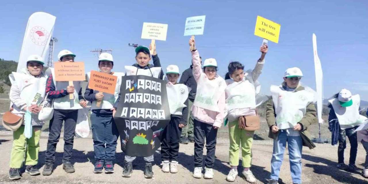 Minikler doğanın kalbine dokundu