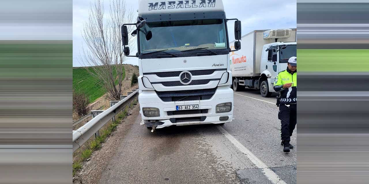 Kırıkkale'de tırın çarptığı kişi öldü!