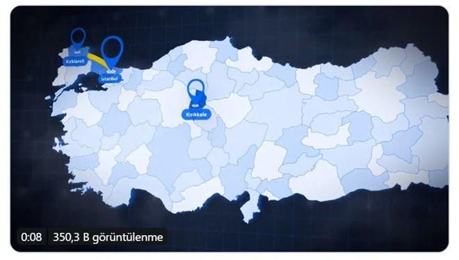 Fenerbahçe, Kırıkkale'nin yerini haritadan gösterdi