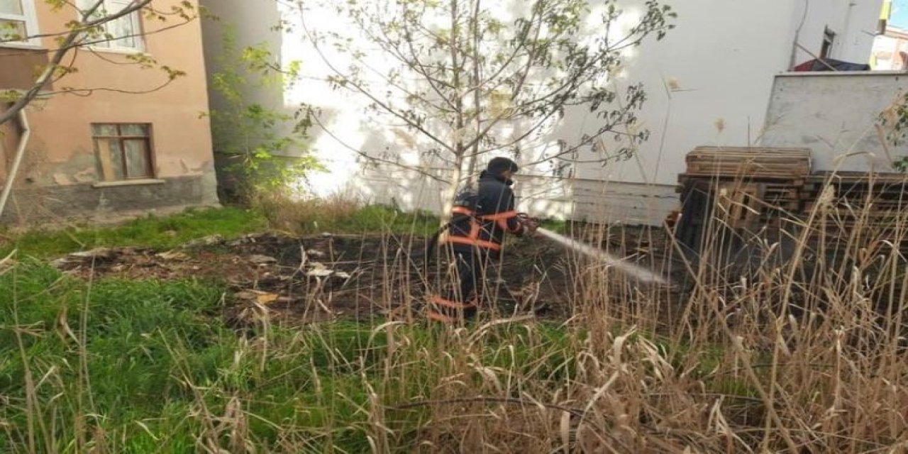 Çankırı’da arazi yangını