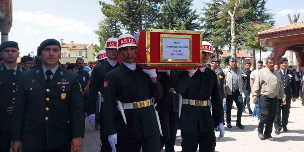 Piyade sözleşmeli er son yolculuğuna uğurlandı