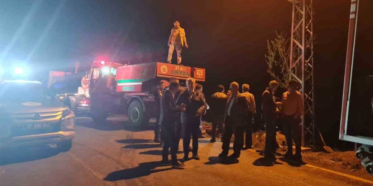 Ormanlık alanda çıkan yangın büyümeden söndürüldü