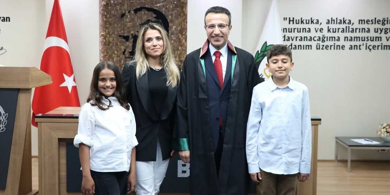 Stajını tamamlayan Kaymakam avukat oldu