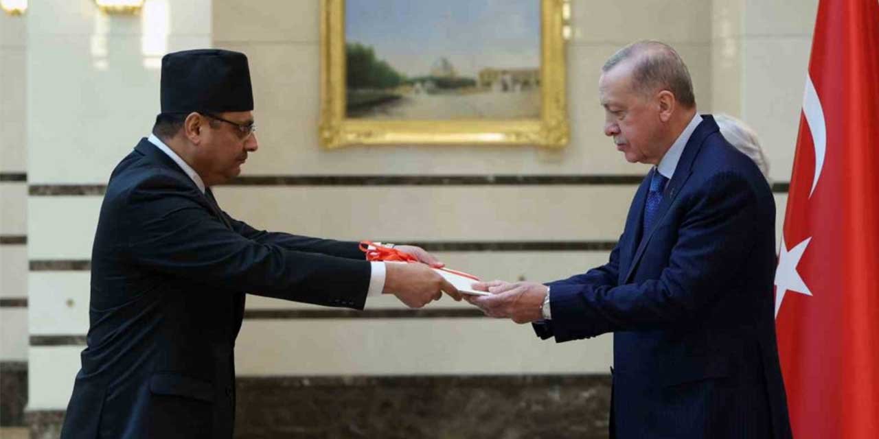 Cumhurbaşkanı Erdoğan’a 7 ülkenin büyükelçisinden güven mektubu