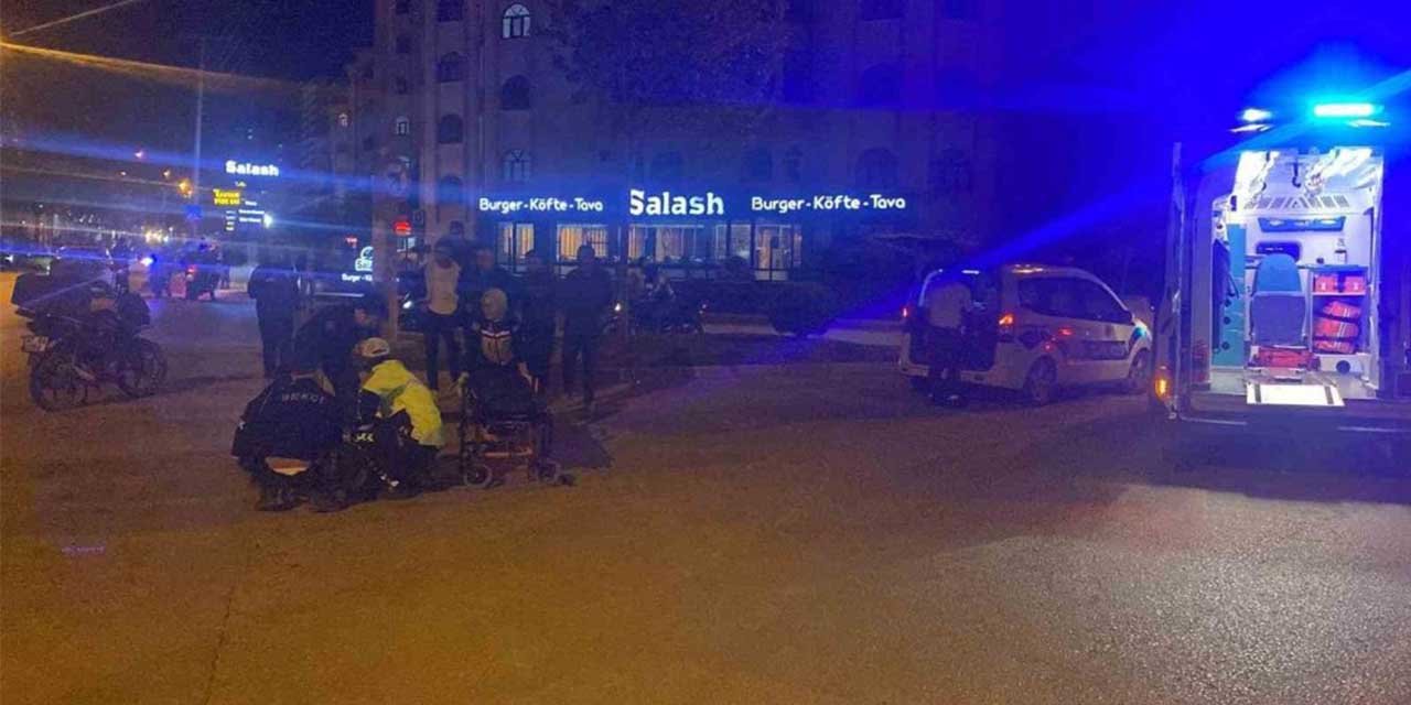 Otomobil ile motosiklet çarpıştı: 1 yaralı