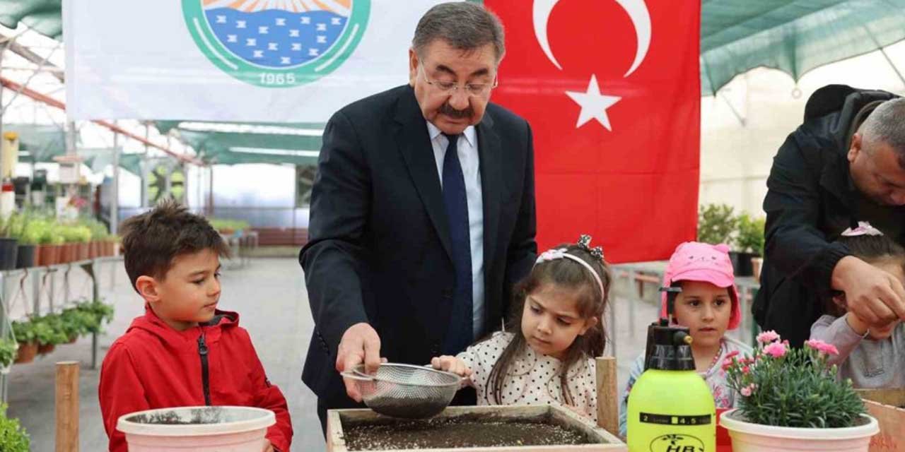 Gölbaşı’nda ata tohumları toprakla buluştu