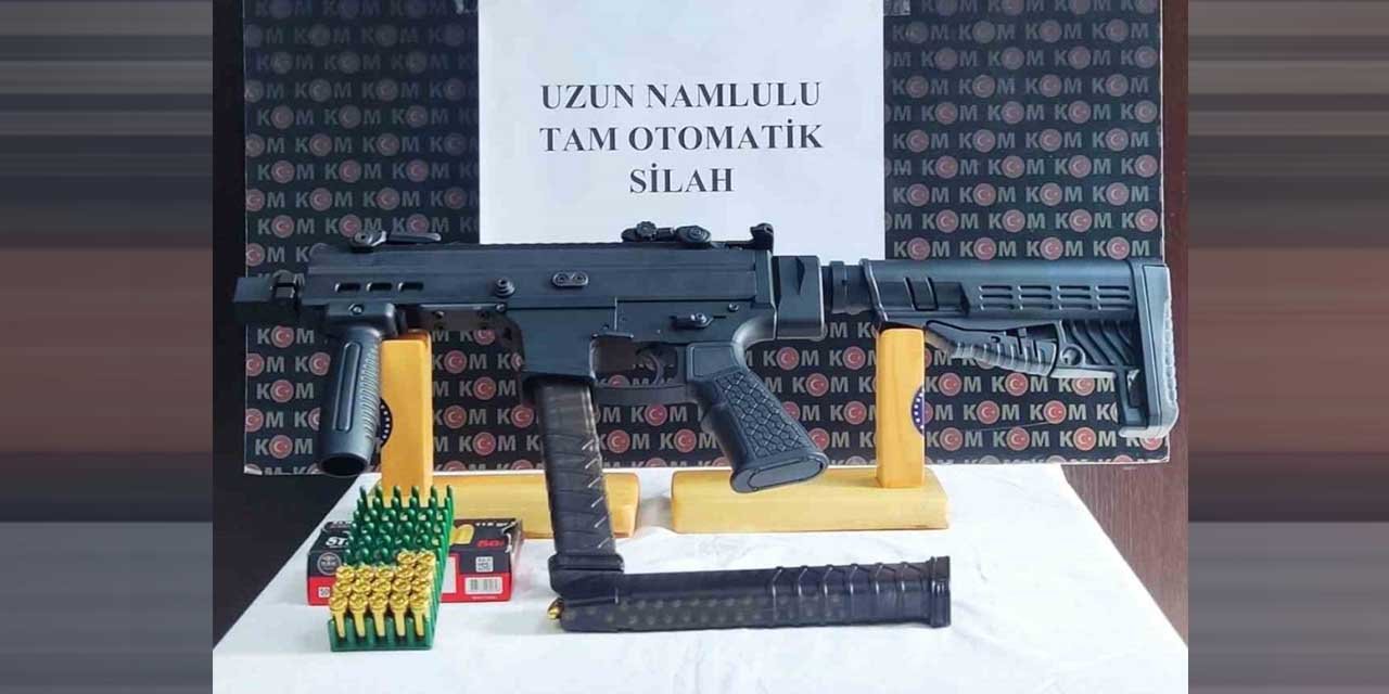Kastamonu’da tam otomatik silah ele geçirildi: 1 gözaltı