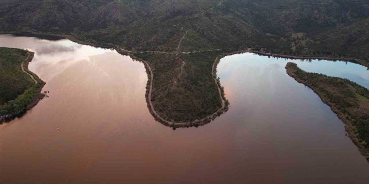 Eymir’de mest eden gün batımı