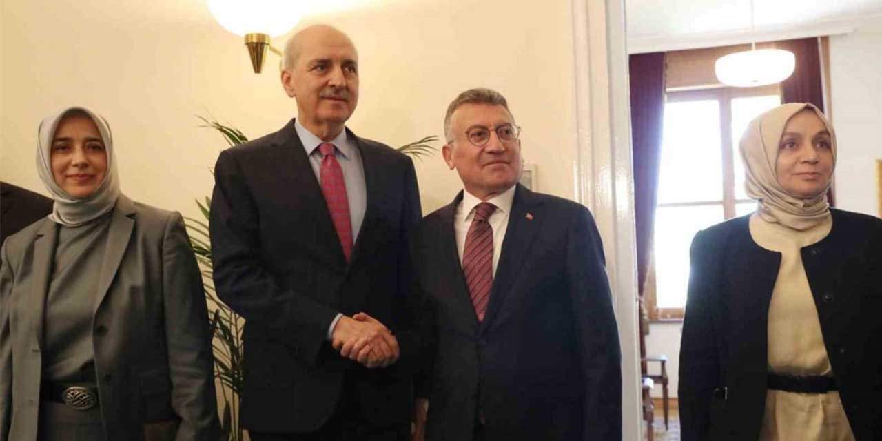 TBMM Başkanı Kurtulmuş, AK Parti grubunu ziyaret etti