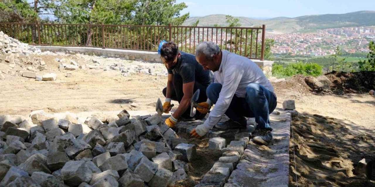 Tabiat parkının 2’nci etabı da tamamlanıyor