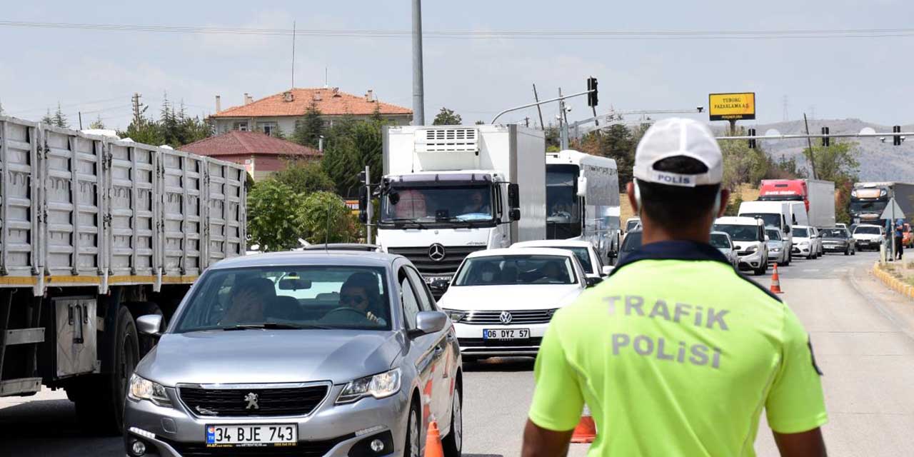Kırıkkale’de 174 araç trafikten men edildi