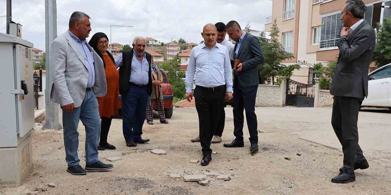 Başkan Önal, sahada çalışmaları inceledi