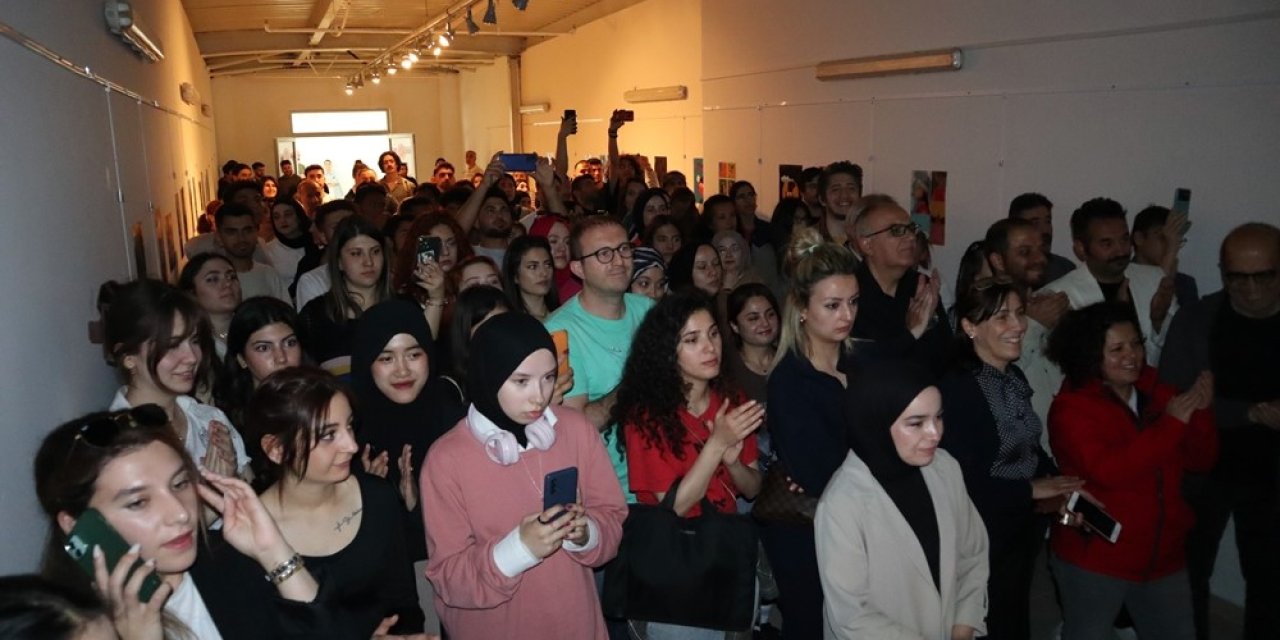 Öğrencilerin animasyon sergisi yoğun ilgi gördü