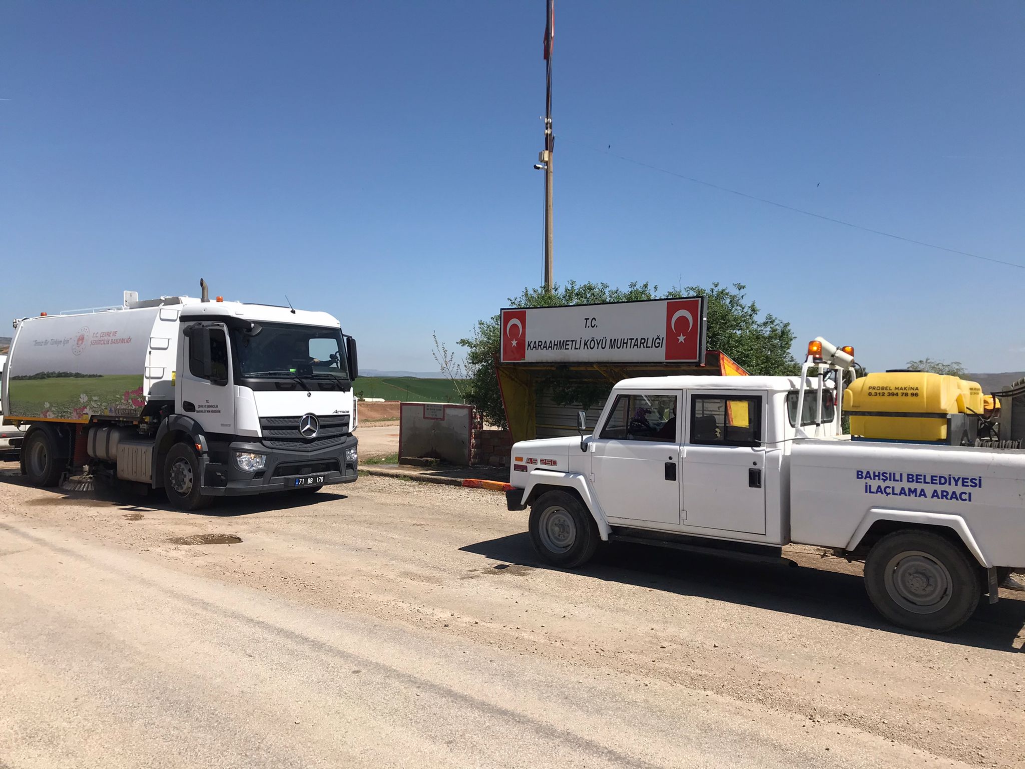 Köylere Belediye hizmeti gidiyor