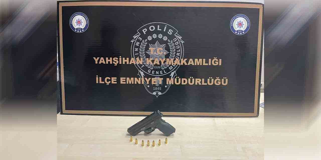 Kırıkkale’de  ruhsatsız tabanca ele geçirildi