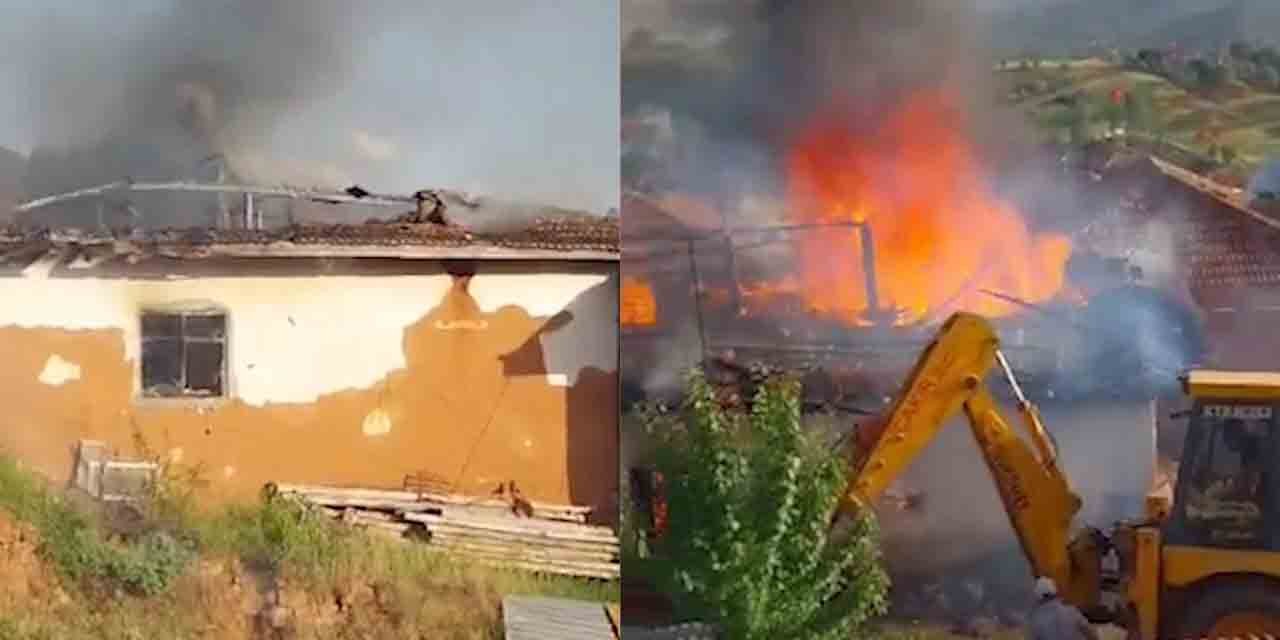 Kırıkkale’de tüp bomba gibi patladı!