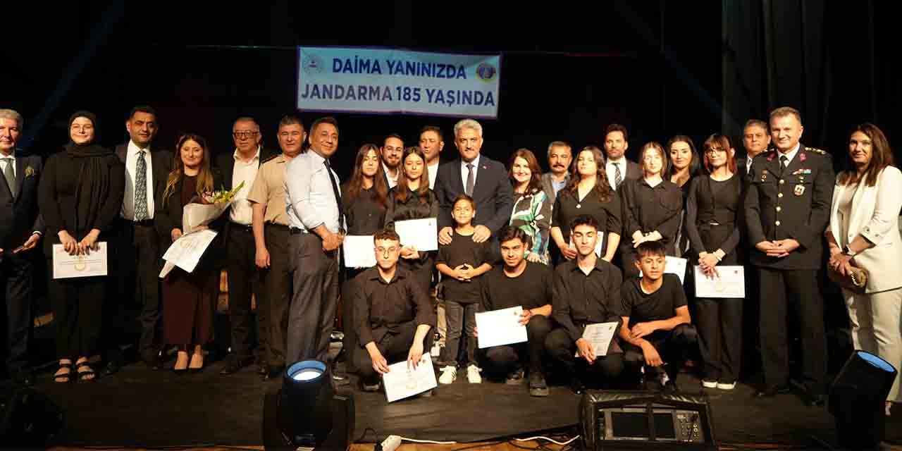 Jandarma teşkilatına moral konseri