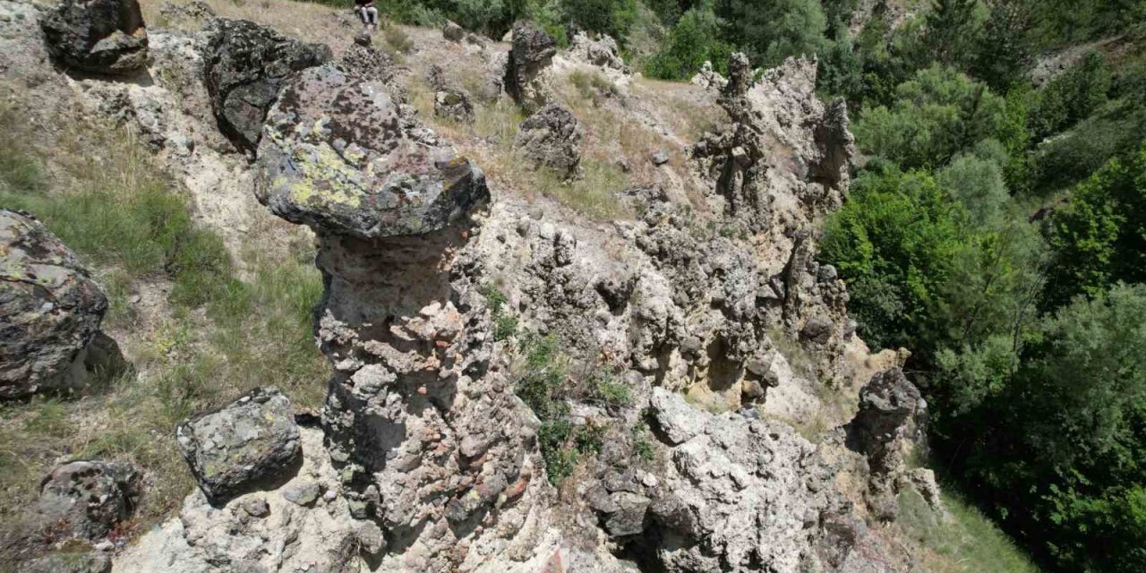 Ankara’da peribacası oluşumları keşfedildi