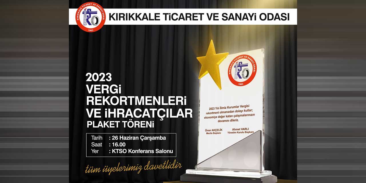 TSO, vergi rekortmenlerini ödüllendirecek