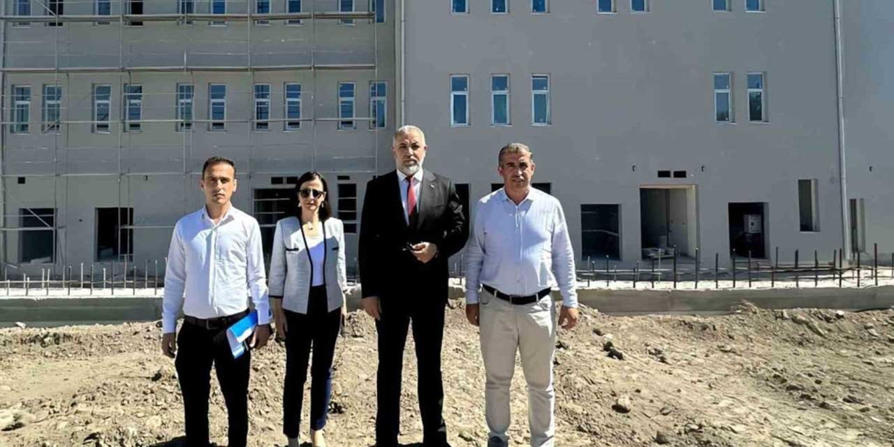 Orta İlçe Devlet Hastanesinde çalışmalar tam hız devam ediyor