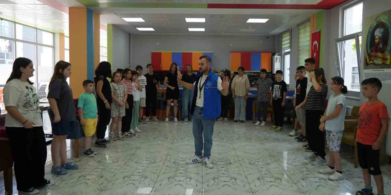 Kırıkkale'de gençler yaz tatilini dolu dolu geçiriyor