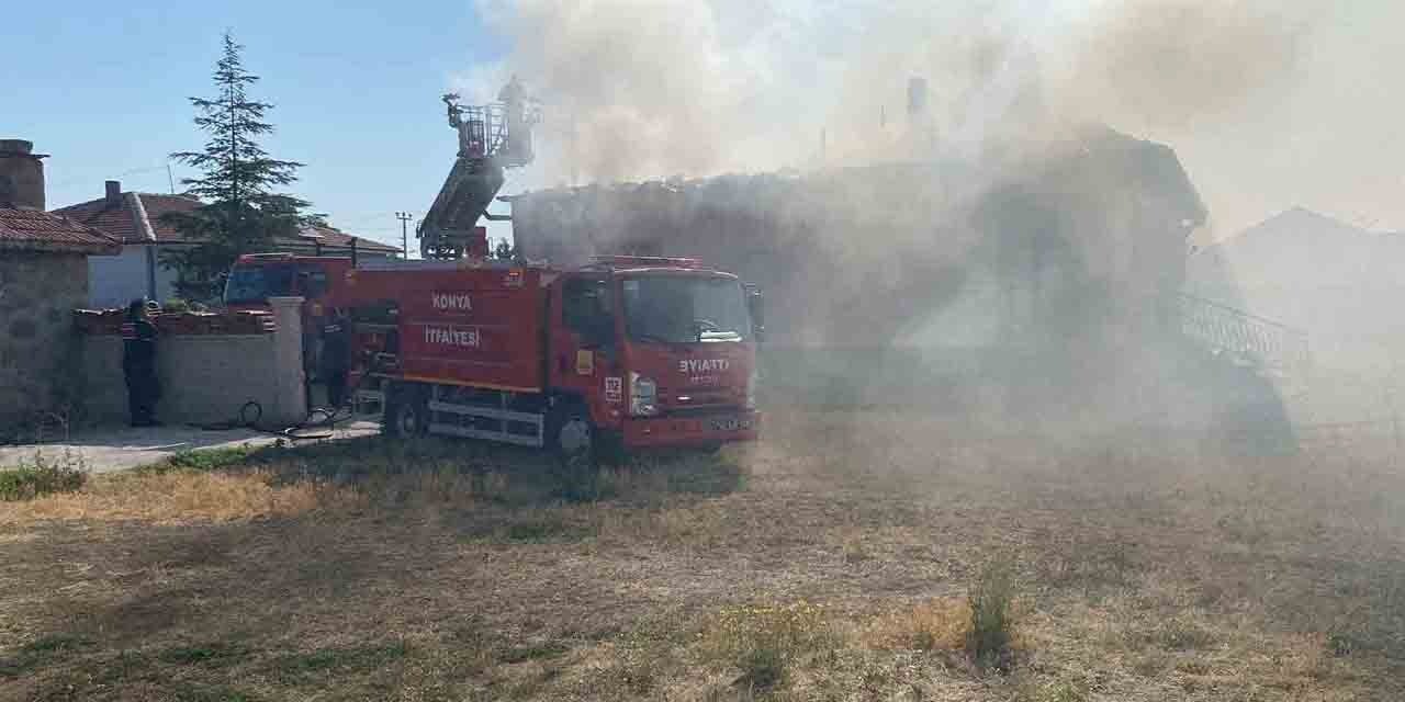 Anne ve oğlu çıkan yangında can verdi!