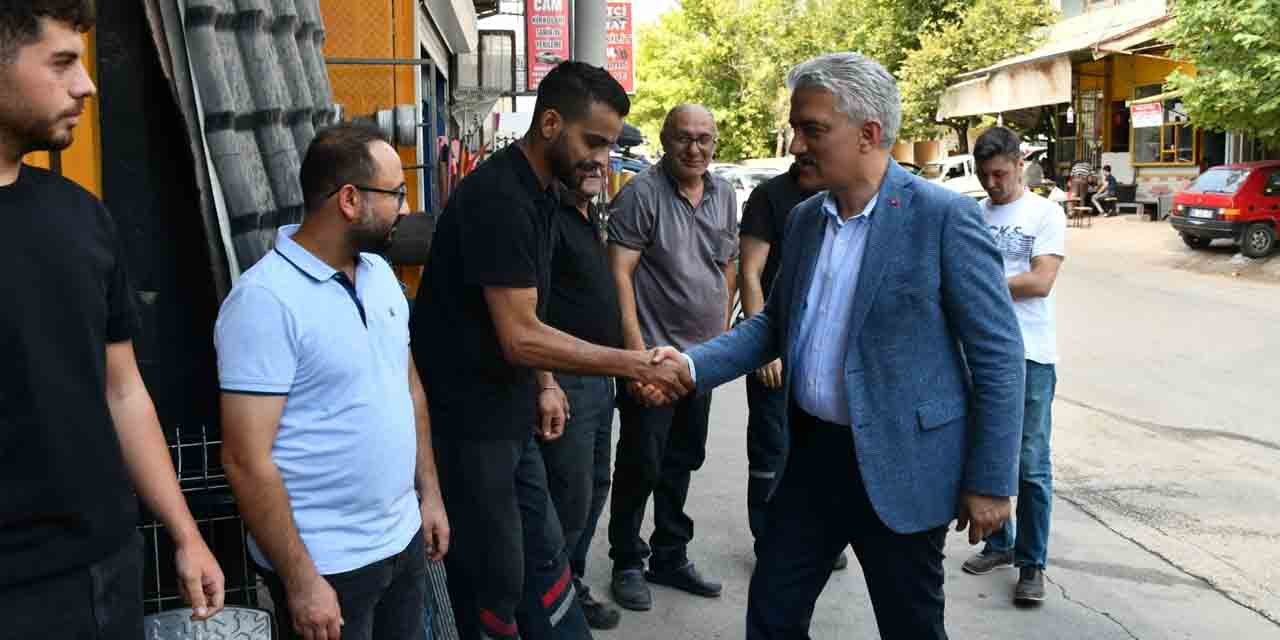 Vali Makas, sanayi esnafıyla buluştu