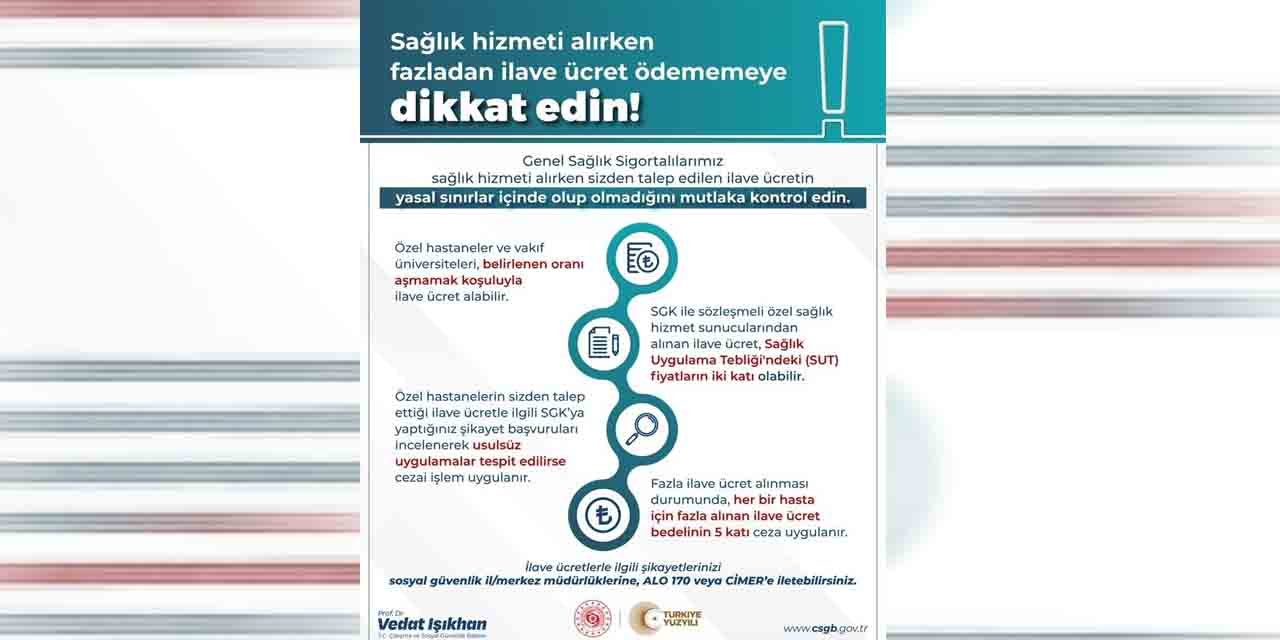 Bakan Işıkhan’dan vatandaşlara uyarı