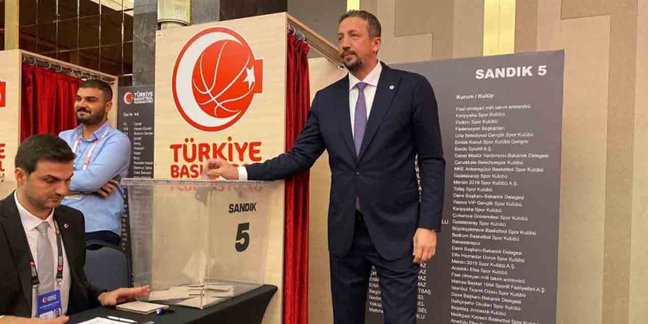 Hidayet Türkoğlu yeniden Türkiye Basketbol Federasyonu başkanı seçildi