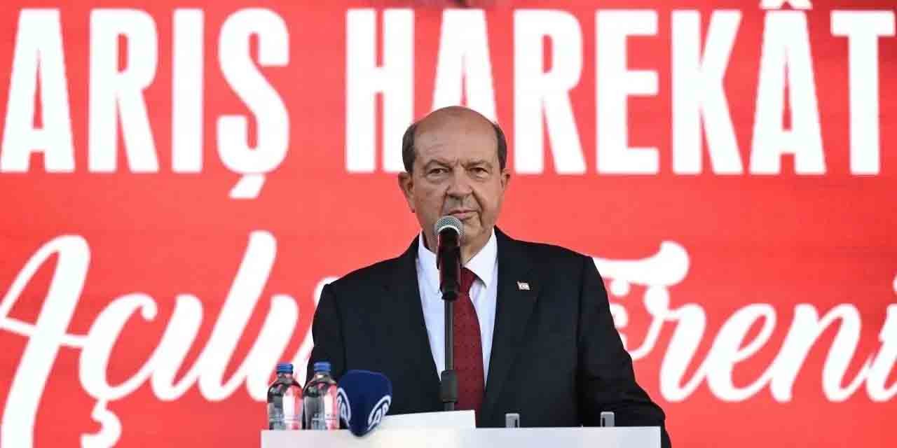 Ersin Tatar’ın katılımıyla Kıbrıs Barış Harekatı Parkı’nın açılışı yapıldı