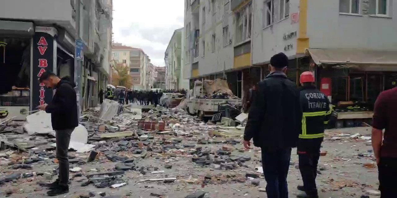 Çorum’daki patlama: 1 ölü, 16 yaralı